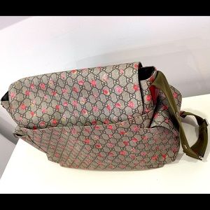 Gucci Strawberry Diaper Bag